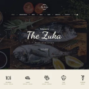 餐厅和咖啡馆食品 Elementor Template Kit