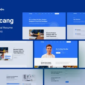 简历和作品集 Elementor Template Kit