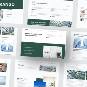 建筑元素外贸网站模板