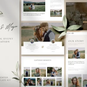 婚礼活动邀请 Elementor Template Kit