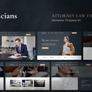 律师事务所Elementor模板工具包