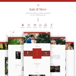 婚礼邀请 Elementor Template Kit