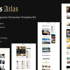 新闻和杂志 Elementor Template Kit