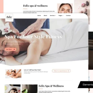 Spa Elementor Template Kit