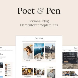 个人博客 Elementor Template Kit