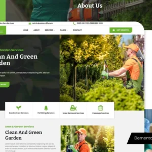草坪和花园护理服务 Elementor Template Kit