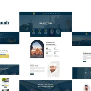 清真寺和伊斯兰中心 Elementor Template Kit