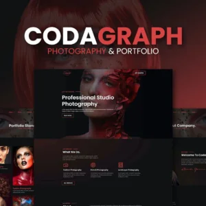 摄影和作品集 Elementor Template Kit