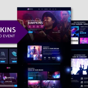 音乐与活动 Elementor Template Kit