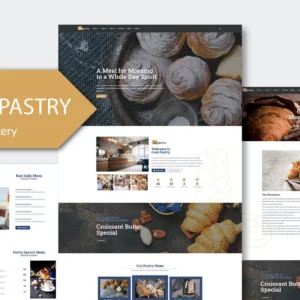 面包店Elementor模板工具包