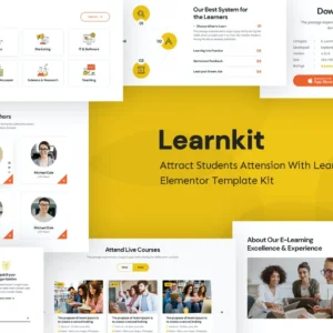 电子学习Elementor模板工具包