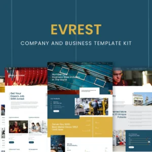 公司和商业元素外贸网站模板