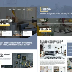 室内设计Elementor模板工具包