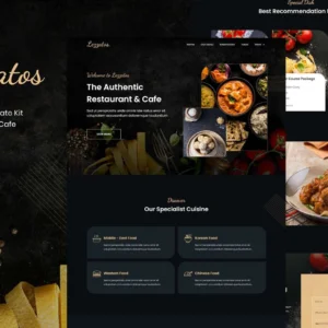 餐厅和咖啡馆Elementor Template Kit