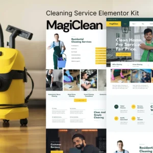 清洁服务 Elementor Template Kit