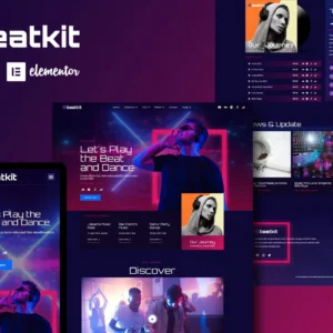 音乐活动 Elementor Template Kit