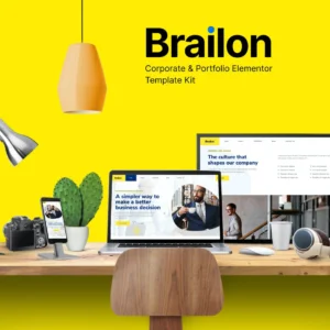 企业与作品组合 Elementor Template Kit