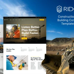 建筑公司 Elementor Template Kit