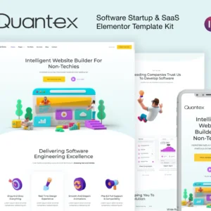 软件启动和SaaS Elementor Template Kit