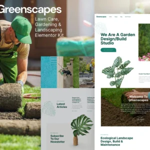 园艺和园林绿化草坪护理 Elementor Template Kit