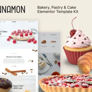 面包和糕点店 Elementor Template Kit