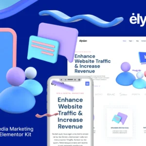 3 d风格SEO机构Elementor工具包