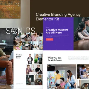 创意品牌代理 Elementor Template Kit