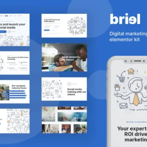 数字营销机构Elementor模板工具包