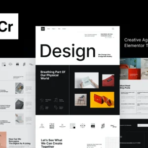 创意机构 Elementor 外贸网站模板