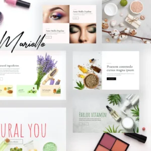 化妆品和美容商店模板工具