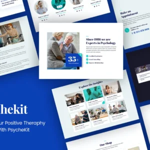 心理学家和催眠治疗师 Elementor Template Kit