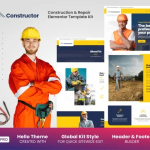 建筑和维修 Elementor Template Kit