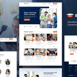 教育和在线课程 Elementor Template Kit