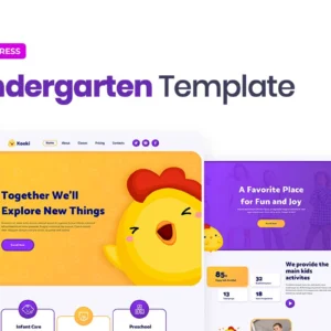 幼儿园Elementor模板工具包