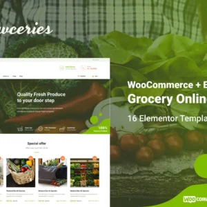 食品和杂货店 Elementor Template Kit