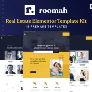 房地产经纪人Elementor模板工具包