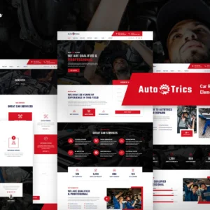 汽车维修和汽车服务 Elementor Template Kit