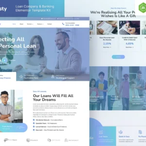 贷款公司和银行 Elementor Template Kit