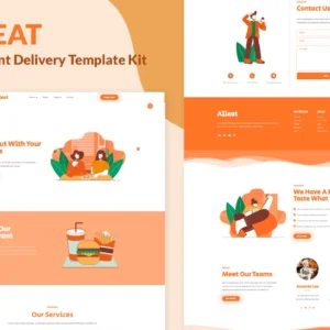 餐厅Elementor模板工具包