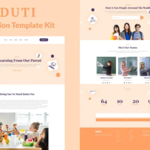 教育 Elementor Template Kit