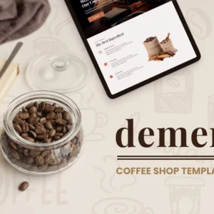 咖啡店Elementor模板工具包