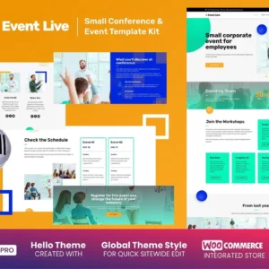 小型会议和活动 Elementor Template Kit