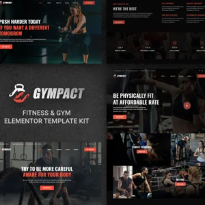 健身和健身房 Elementor Template Kit