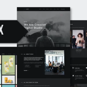 创意机构 Elementor 外贸网站模板