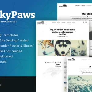狗饲养员 Elementor Template Kit