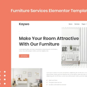 家具服务Elementor模板工具包