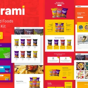 小吃品牌和面包店 Template Kit