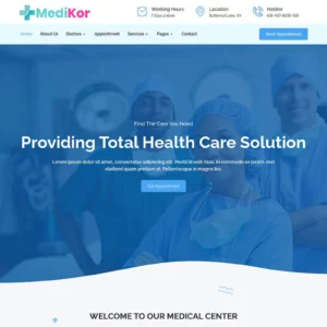 医疗保健Elementor模板工具包