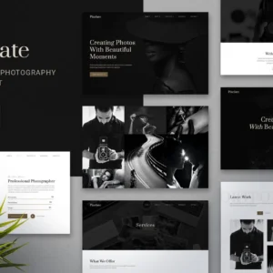 作品集和摄影 Elementor Template Kit