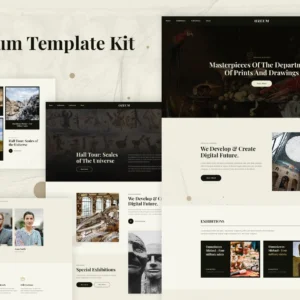 现代美术馆和博物馆 Elementor Template Kit